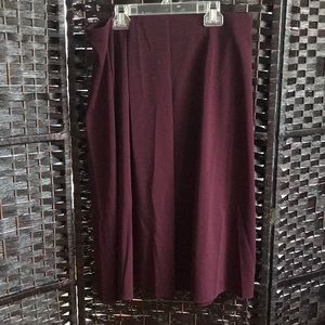 Worthington petite burgundy skirt
